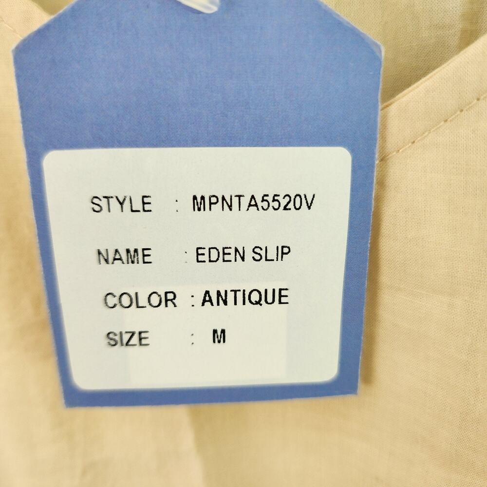 April Cornell for Modern Prairie Size M Cotton Eden Slip Dress Relaxed Ruffled - Picture 9 of 9